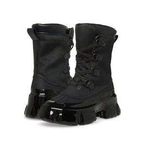 Steve madden trench boots black 7.5 nwob